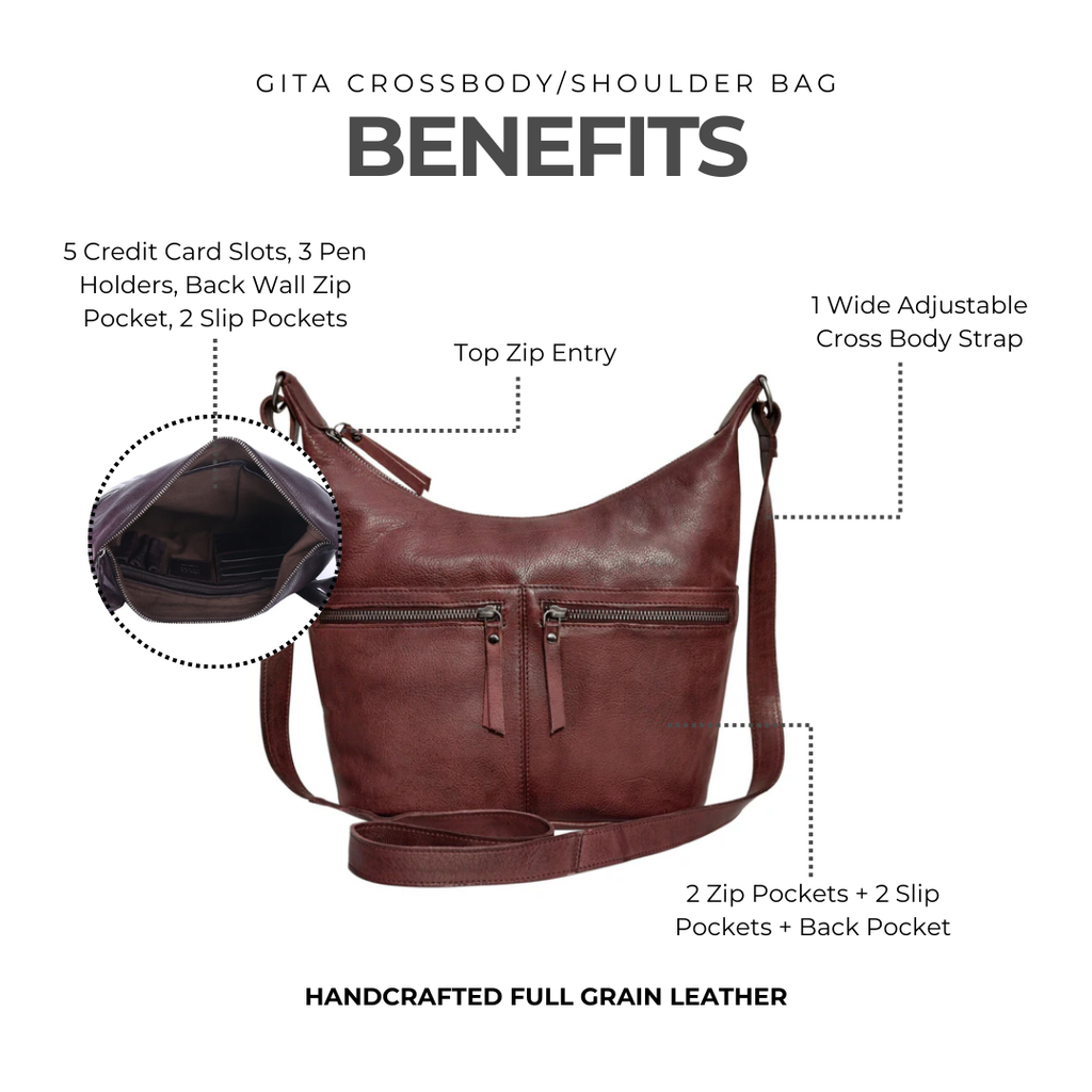 Gita Leather Crossbody Bag - Image 5