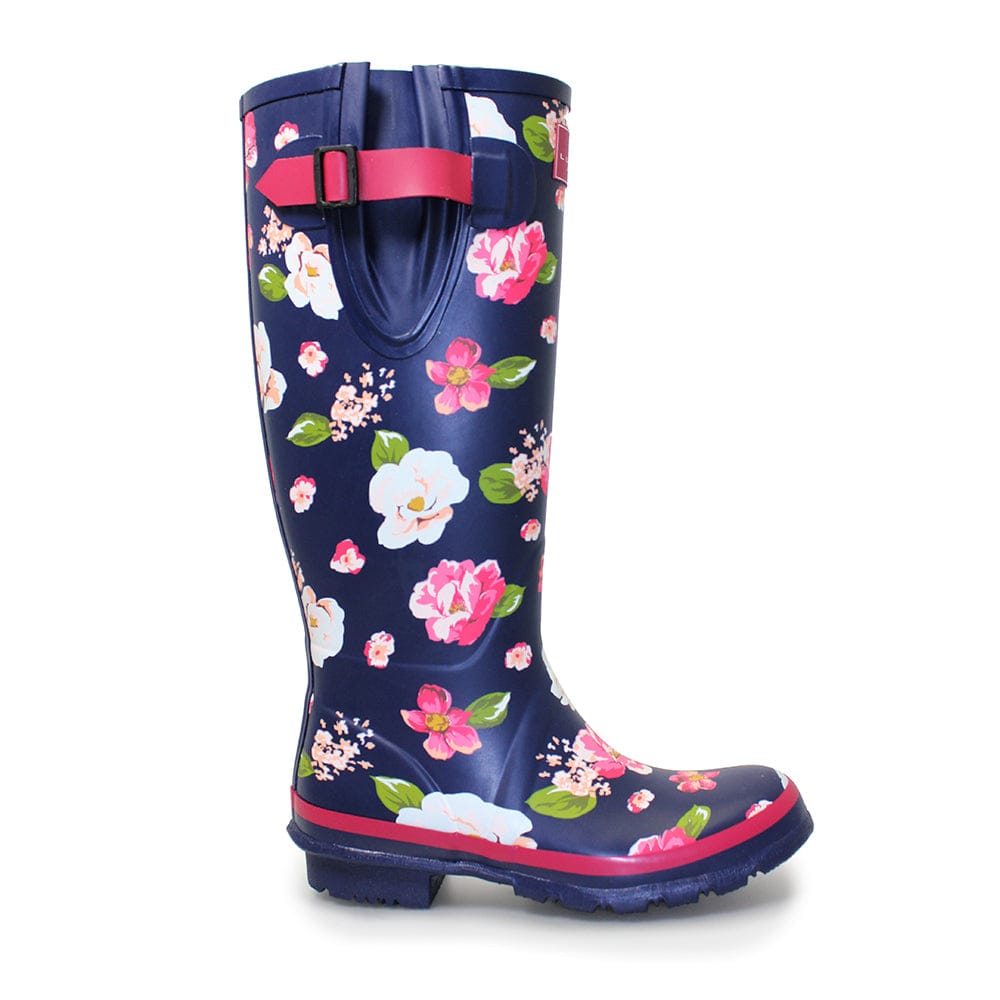 Lunar Floral Wellington - Blue - Image 2