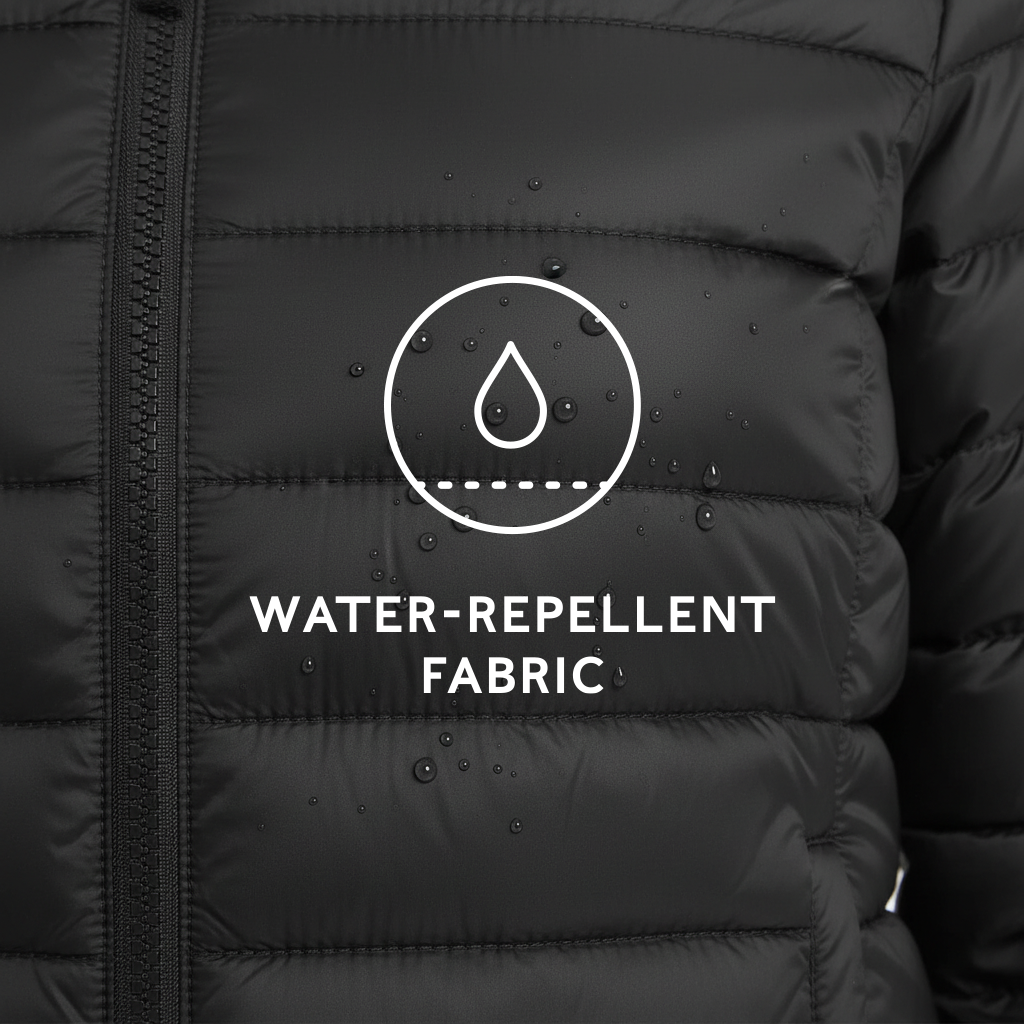 Gibson Womens Insulated Padded Jacket - Black - Image 7