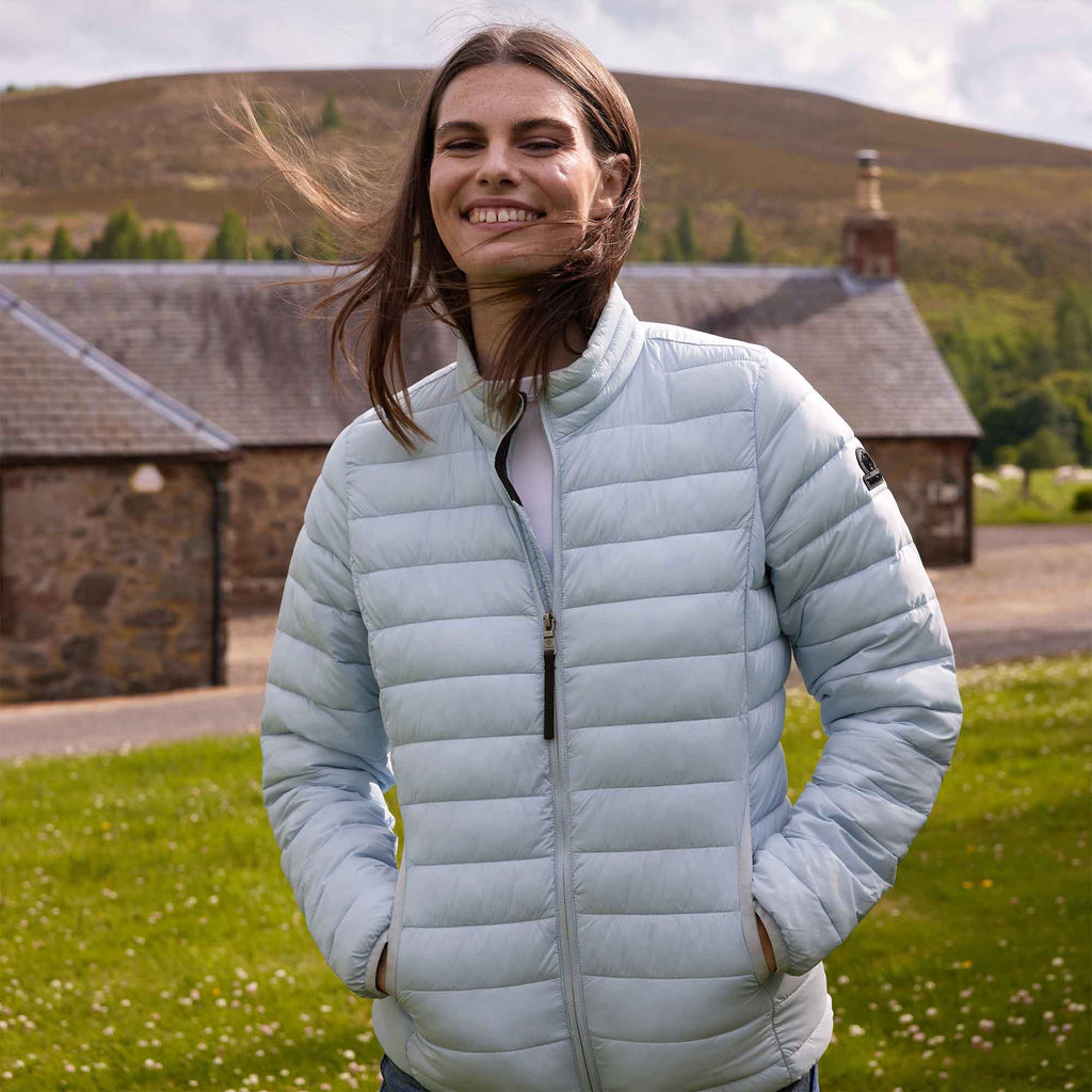 Gibson Womens Insulated Padded Jacket - Ice Blue - Image 2