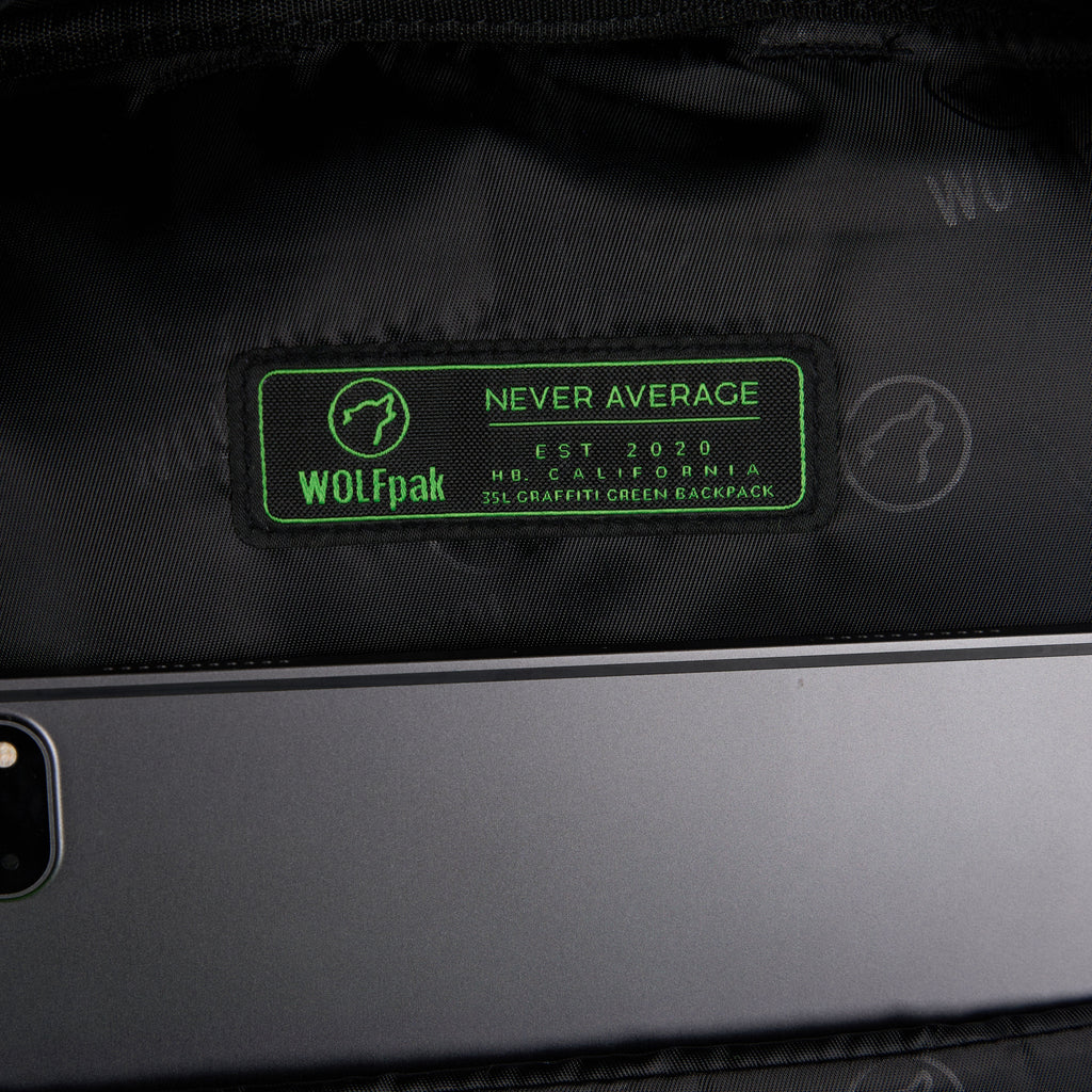 35L Backpack Graffiti Green - Image 21