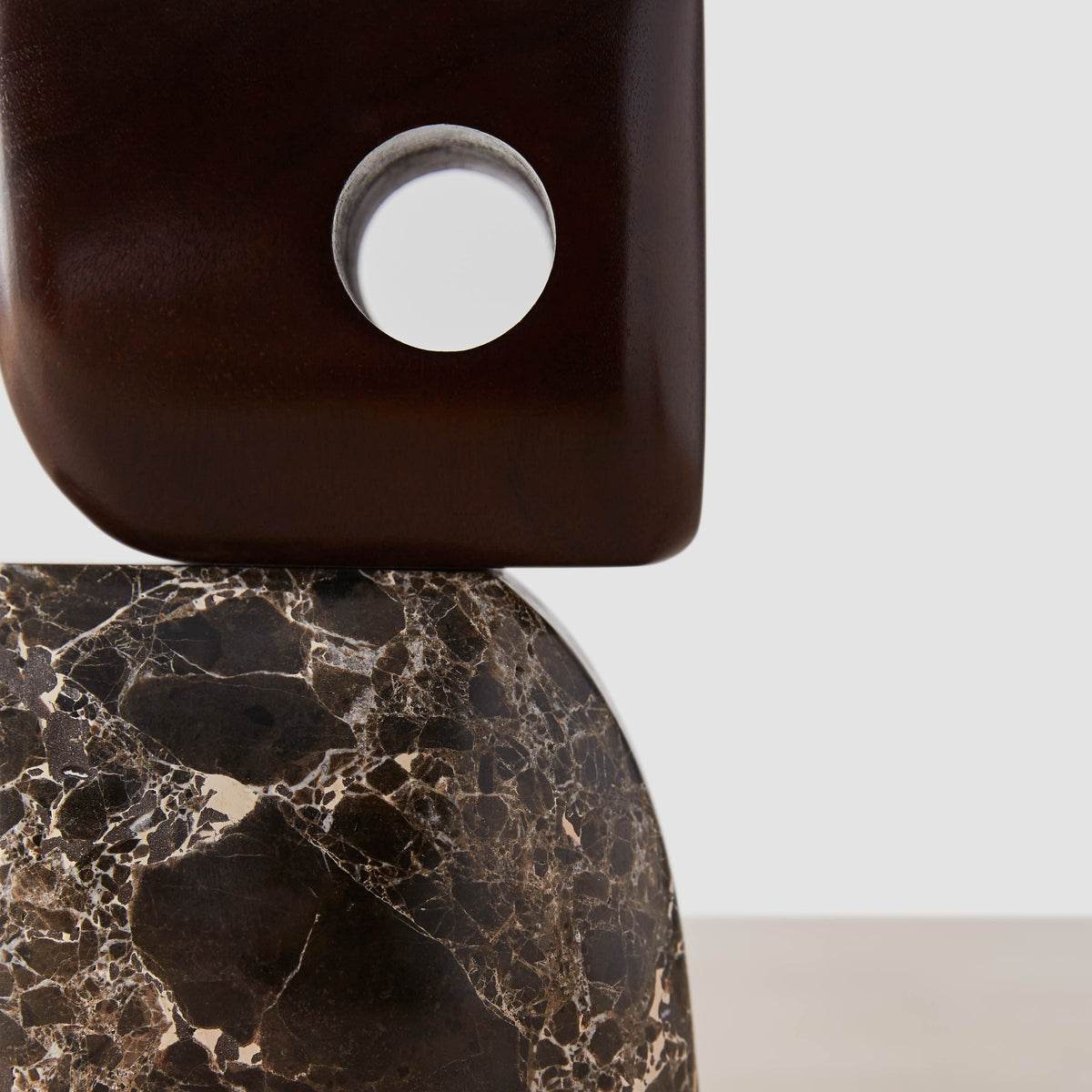 Hari Stone and Wood Sculpture - Image 8