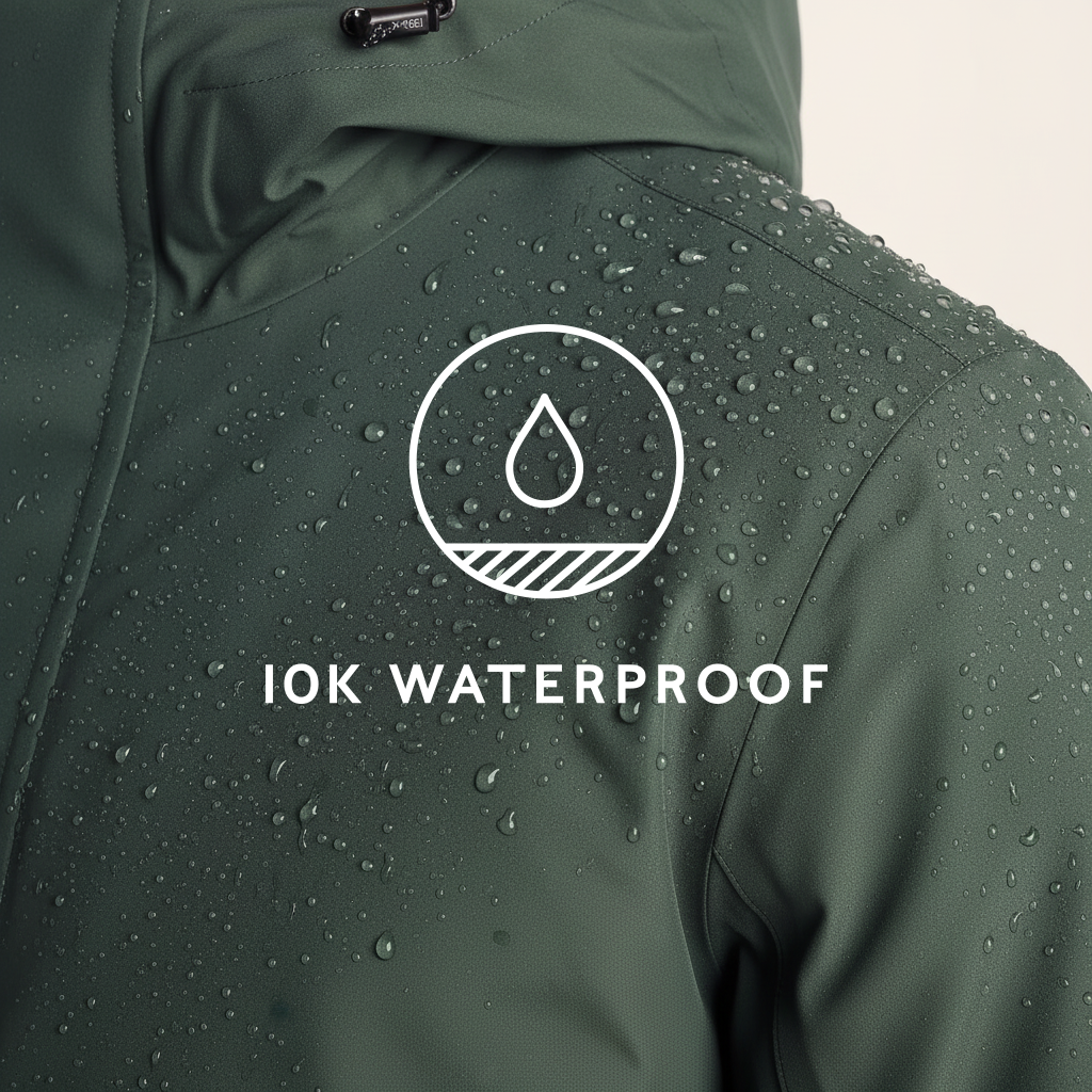 Haydon Mens Waterproof 3in1 Jacket - Racing Green - Image 9