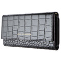 iDeal of Sweden Signature Clutch Case for iPhone 12 and 12 Pro - Jet Black Croco - New