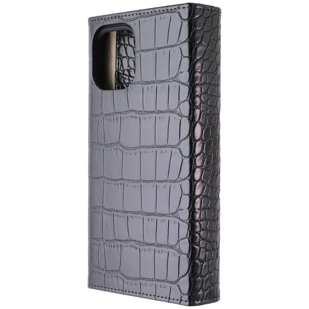 iDeal of Sweden Signature Clutch Case for iPhone 12 Pro Max - Jet Black Croco - New - Image 2