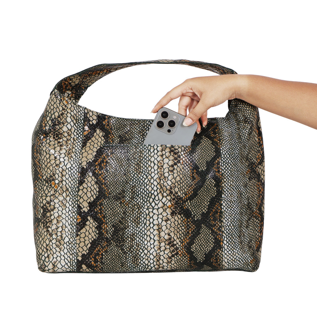 Petite Lindsey Leather Shoulder Bag - Image 27