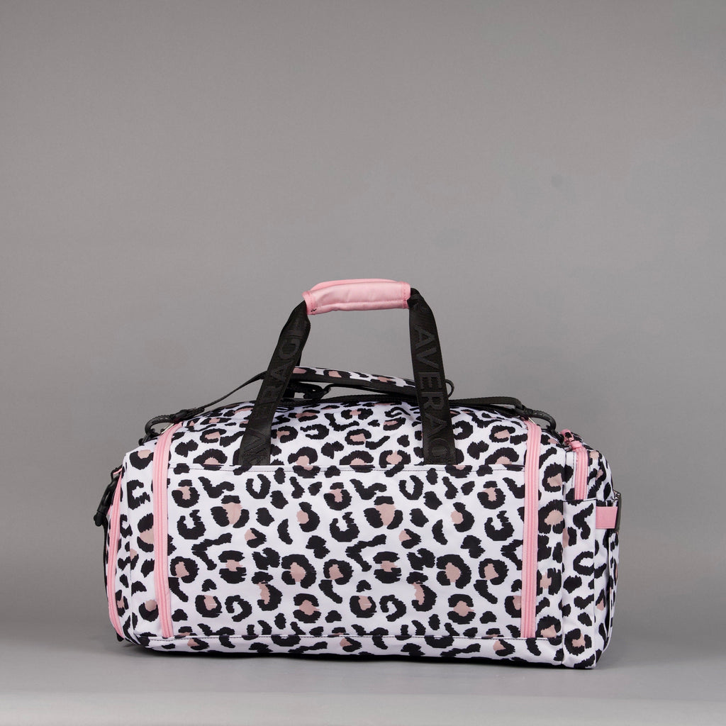 40L Ultimate Duffle Bag Leopard Pink Zip - Image 6