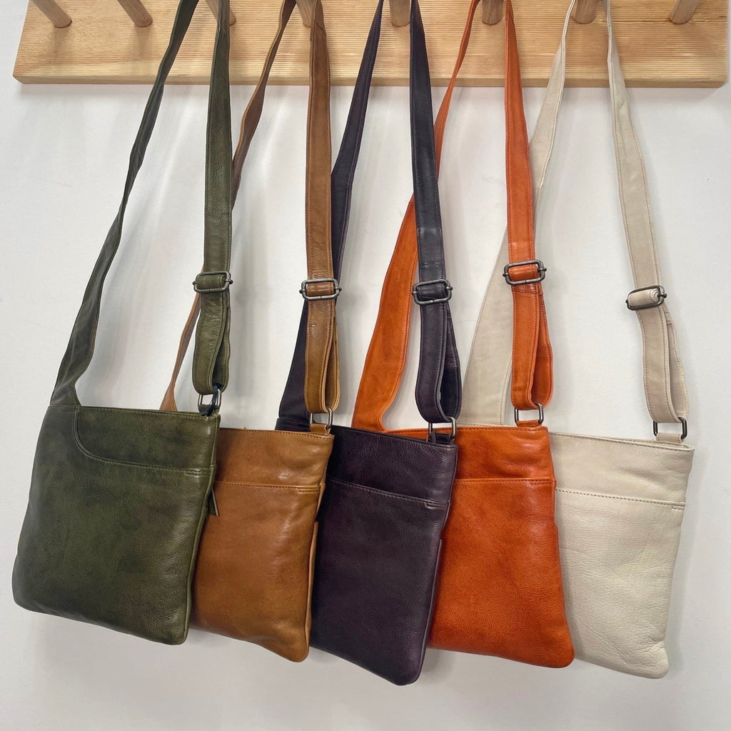 Athena Leather Crossbody Bag - Image 47