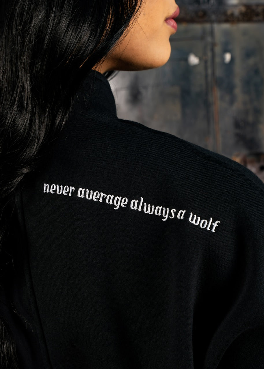 Gothic Black Quarter Zip (SALE) - Image 3