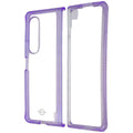 ITSKINS Hybrid R // Clear Case for Samsung Galaxy Z Fold3 5G - Lavender/Clear - New