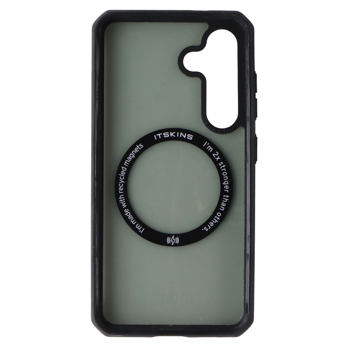 ITSKINS Hybrid_R Frost Series Magnetic Case for Samsung Galaxy S24 - Black - New - Image 3