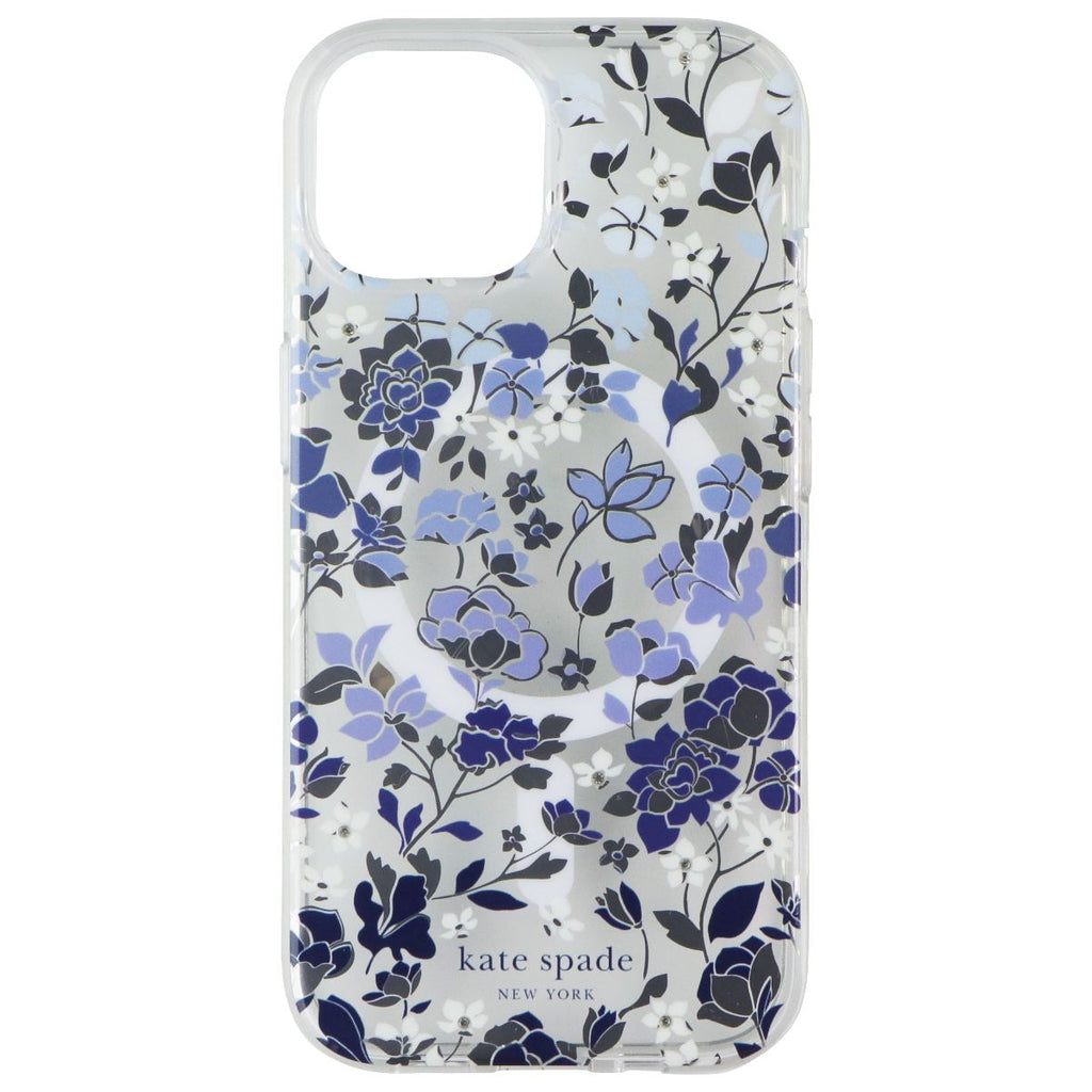 Kate Spade Protective Case for MagSafe for iPhone 16e - Flowerbed Blue Gems - New - Image 2