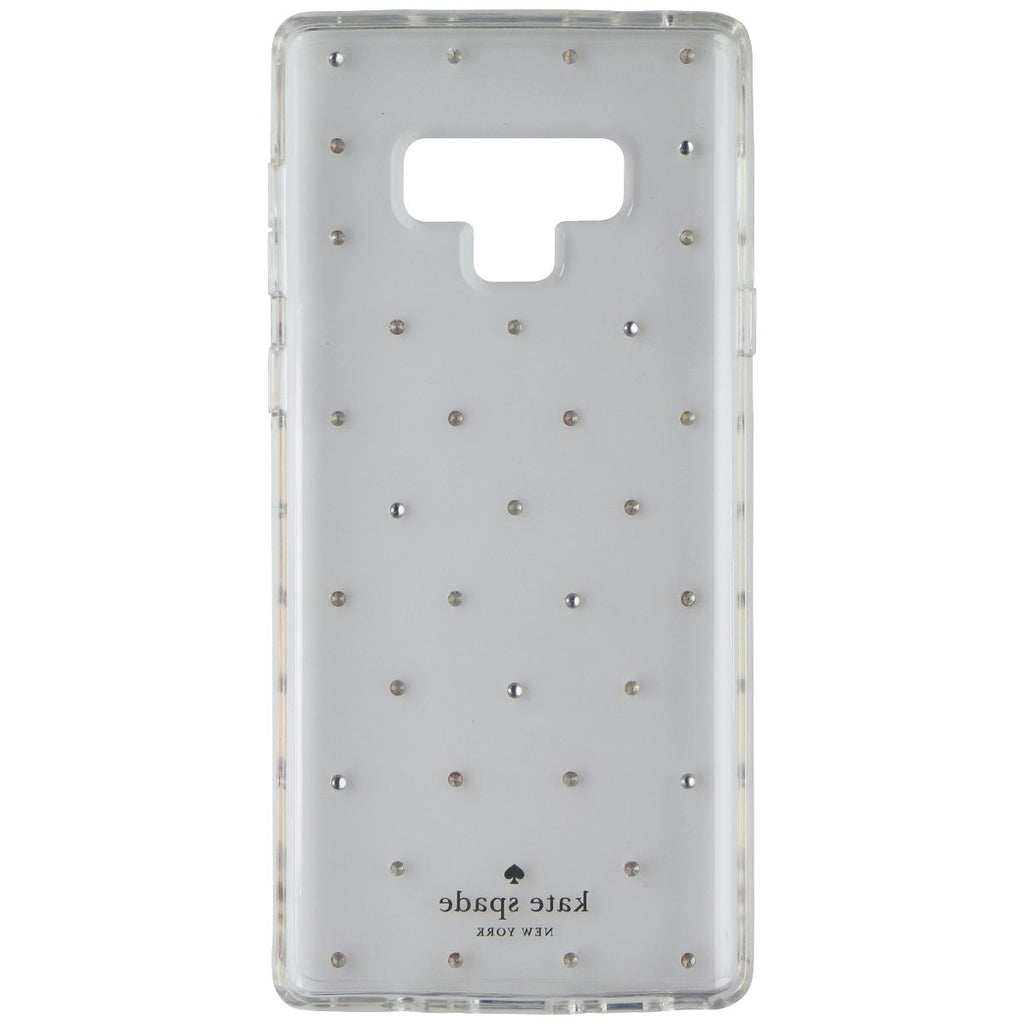 Kate Spade Hardshell Case for Samsung Galaxy Note9 - Clear with Pin Dot Gems - New - Image 3