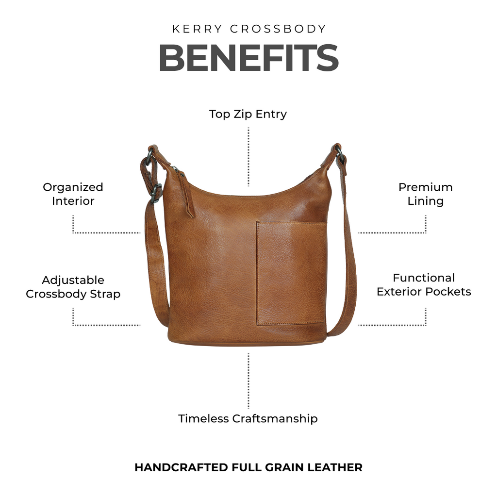 Kerry Leather Crossbody Bag - Image 16