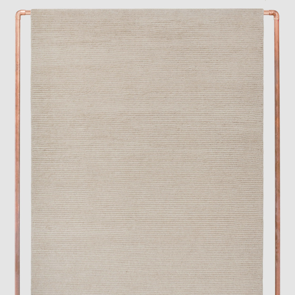Lata Hand-Knotted Area Rug - Taupe