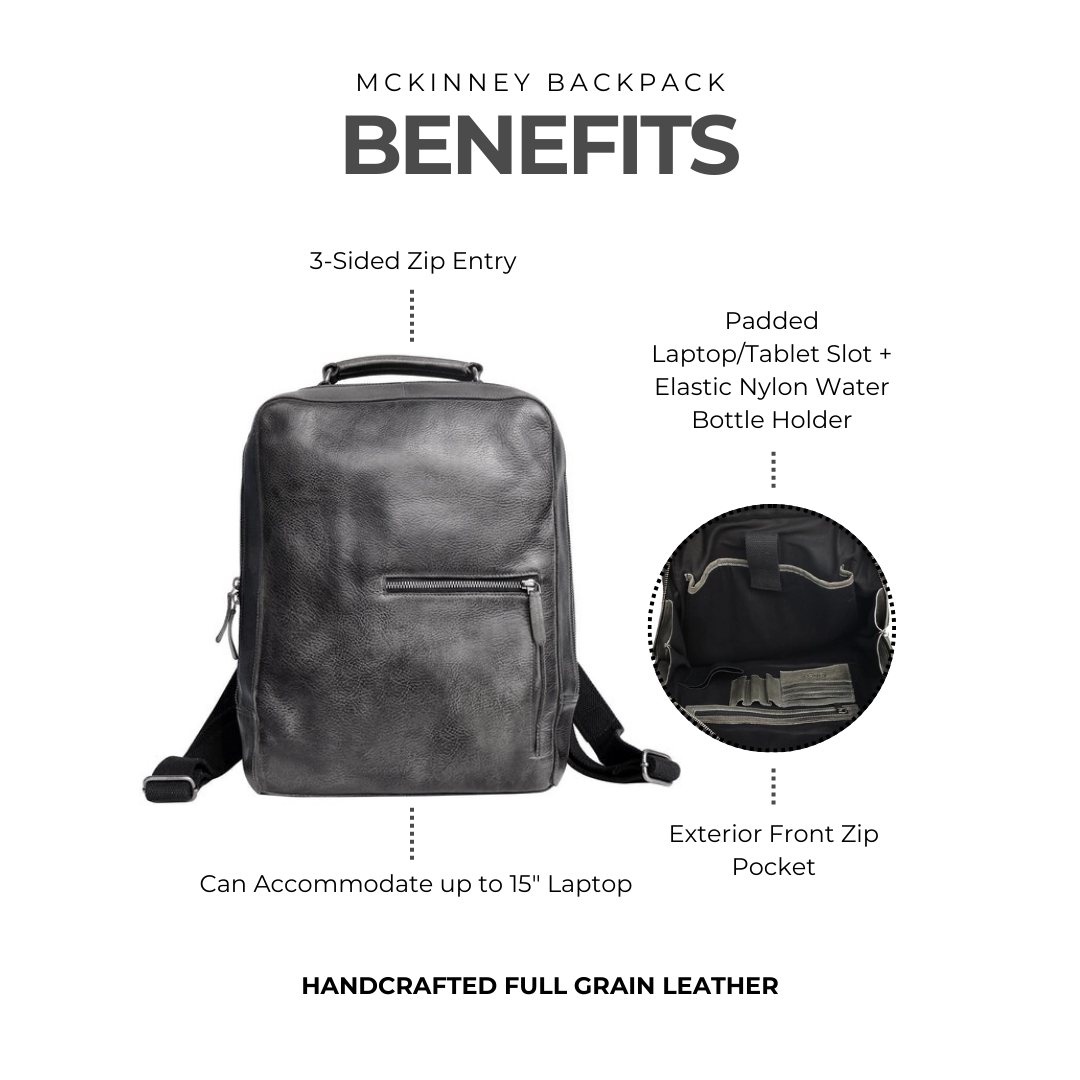 McKinney Leather Backpack - Image 6