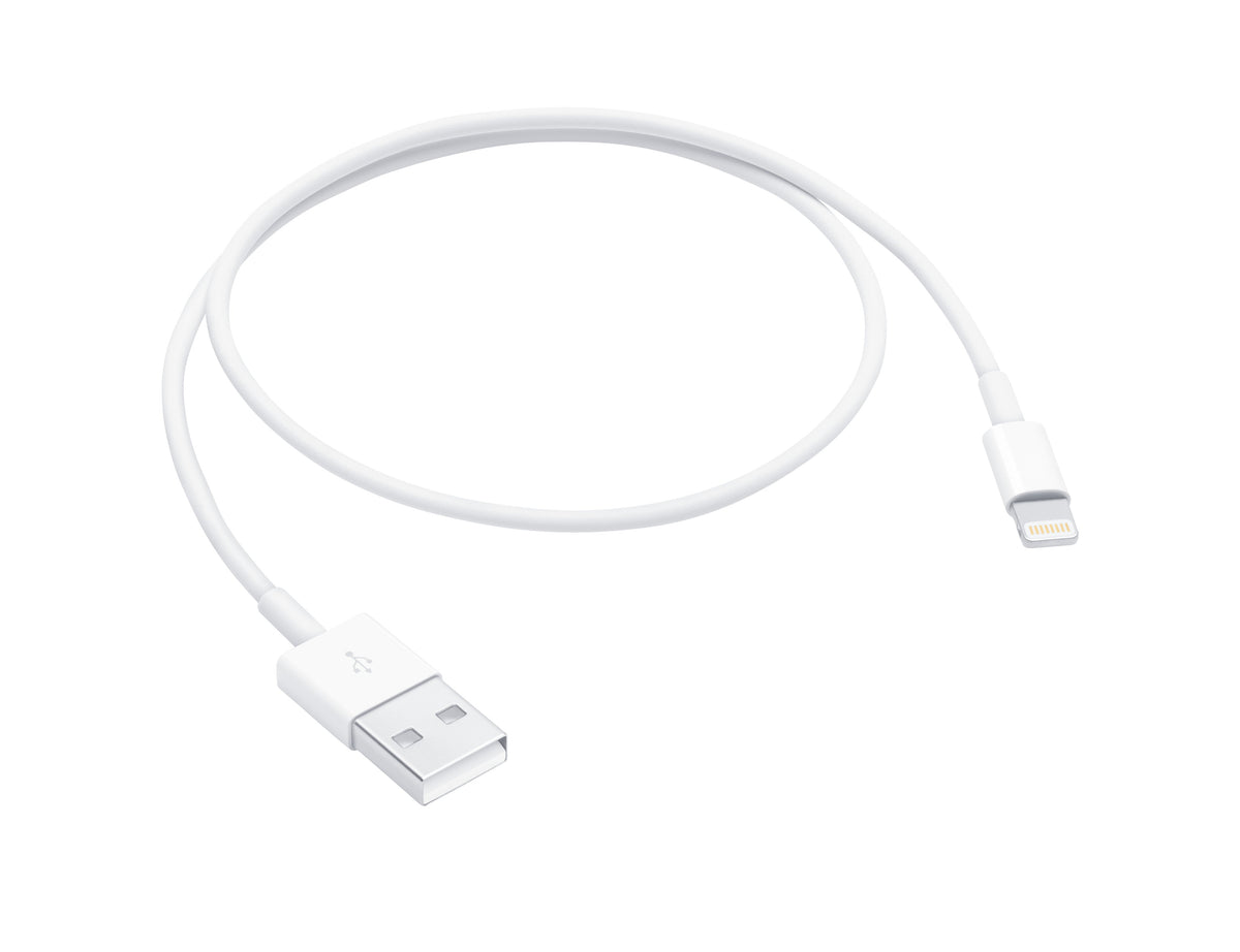 USB-A to Lightning Cable Cord, For Apple iPhone, iPad, Airpods - Image 2