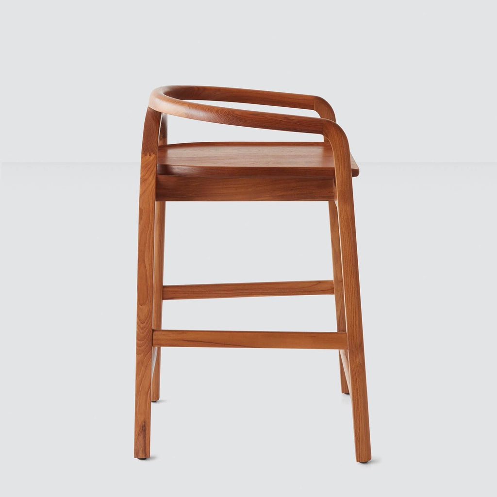 Meru Counter Stool - Teak - Image 7