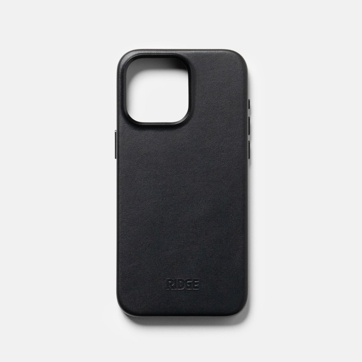 Everyday Phone Case - iPhone 15 Pro Max - Midnight Black Leather - Image 8