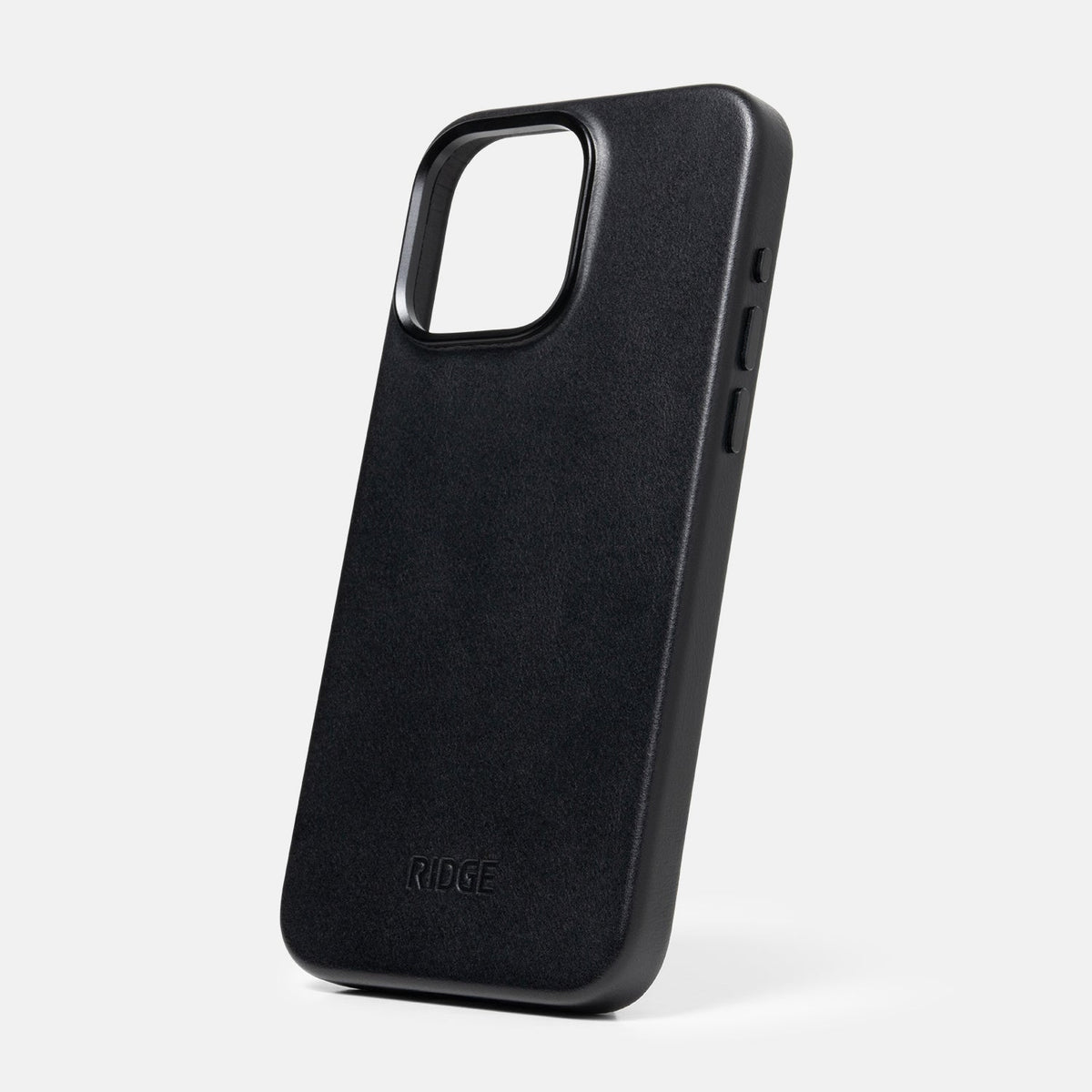 Everyday Phone Case - iPhone 15 Pro Max - Midnight Black Leather - Image 7