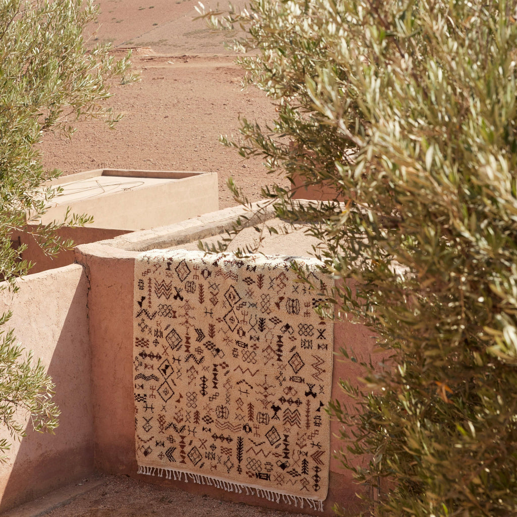Nadia Hand-Knotted Beni Ourain Area Rug - Image 2