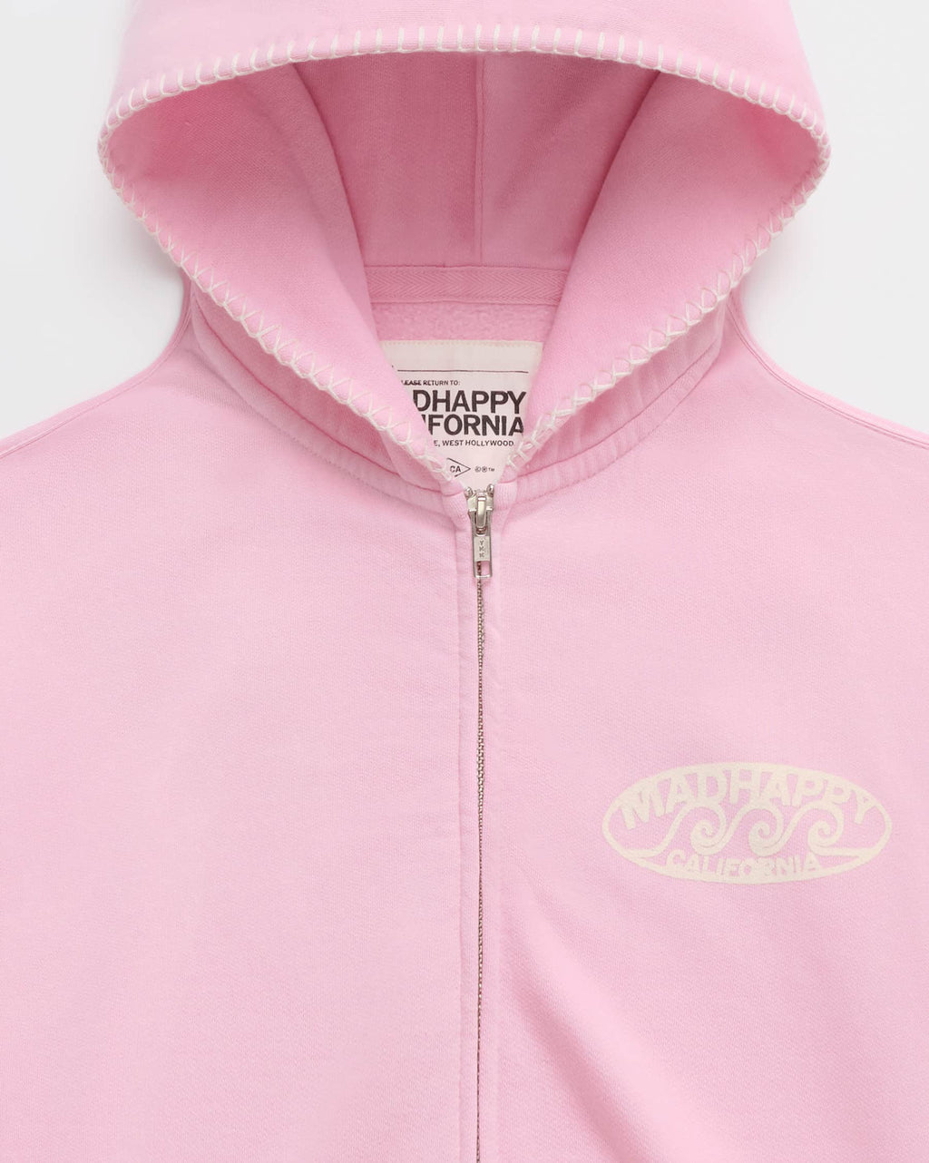 Madhappy California Waves Lightweight Fleece Zip Up - Image 3