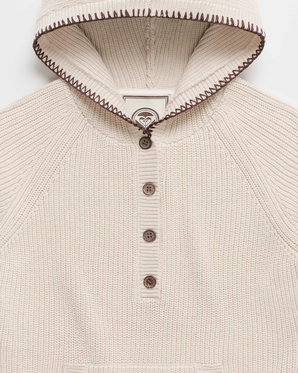 Roxy Shrunken Sweater Hoodie - Image 2