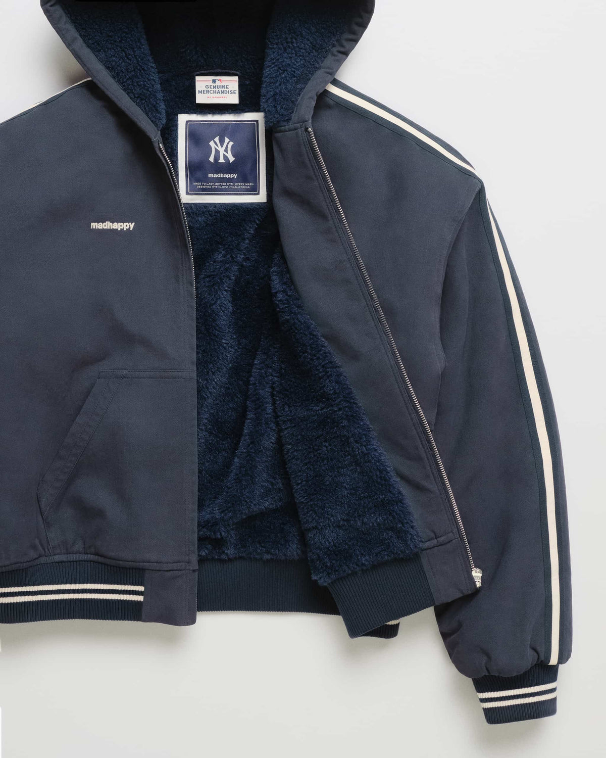 Yankees Hooded Baseball Jacket - Image 3