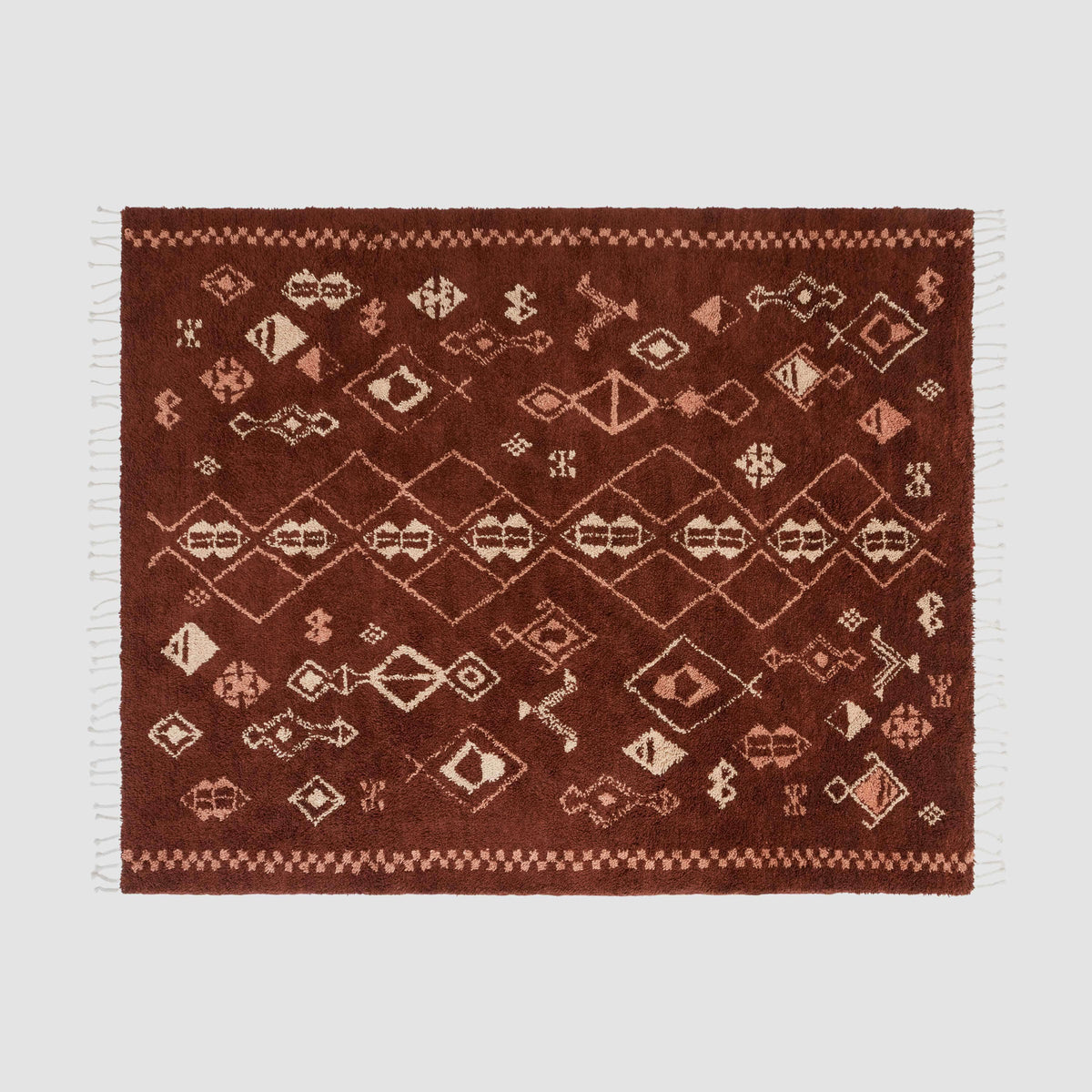 Mina Hand-Knotted Beni Ourain Area Rug - Image 5