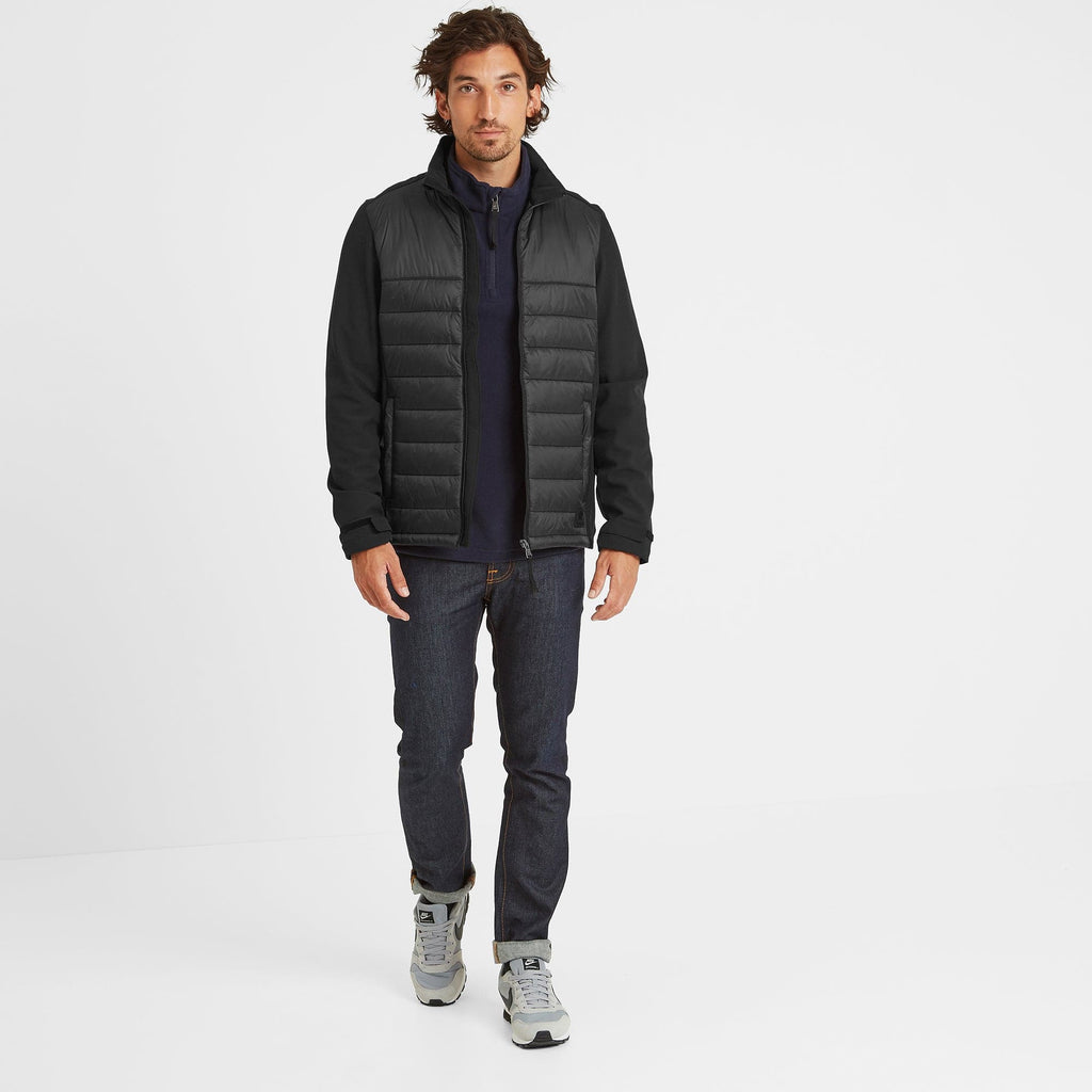Oakham Mens Insulated Jacket - Black - Image 4