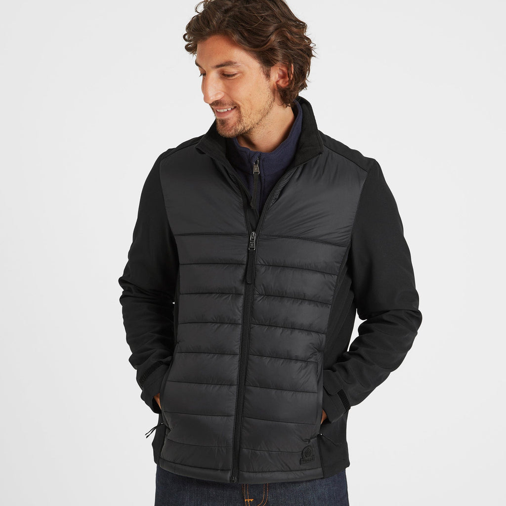 Oakham Mens Insulated Jacket - Black - Image 2