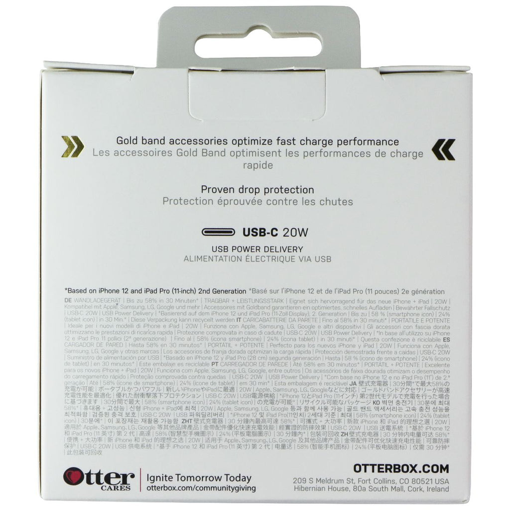 OtterBox Protection + Power Kit Case & Charger for iPhone 14 Plus - Clear/White - New - Image 8