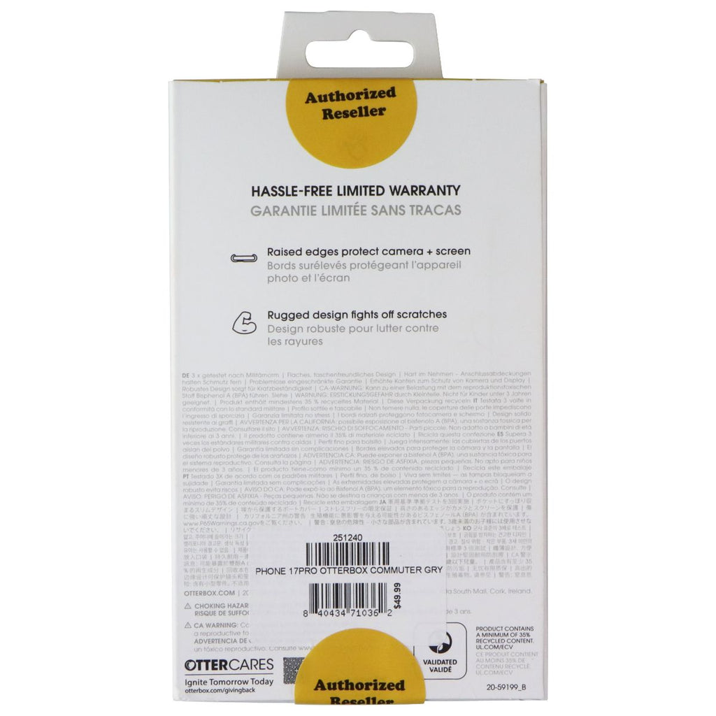 OtterBox Commuter Series Case for MagSafe for Apple iPhone 17 Pro - Gray Comfort - New - Image 5