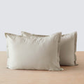 Organic Resort Cotton Shams - Solid Sand