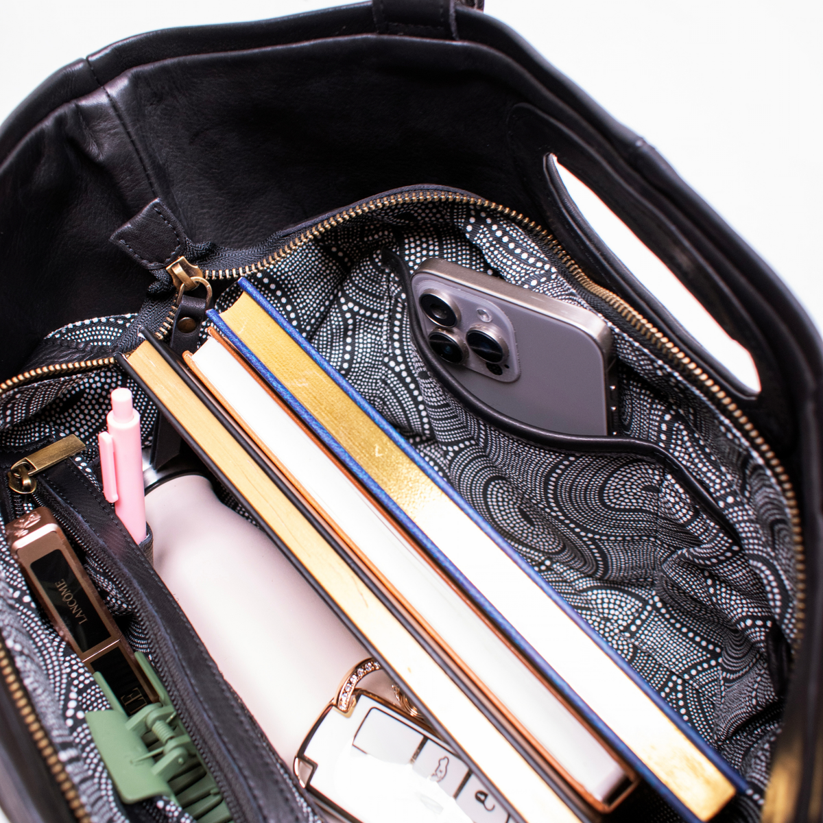 Orly Milled Leather Tote Bag - Image 19