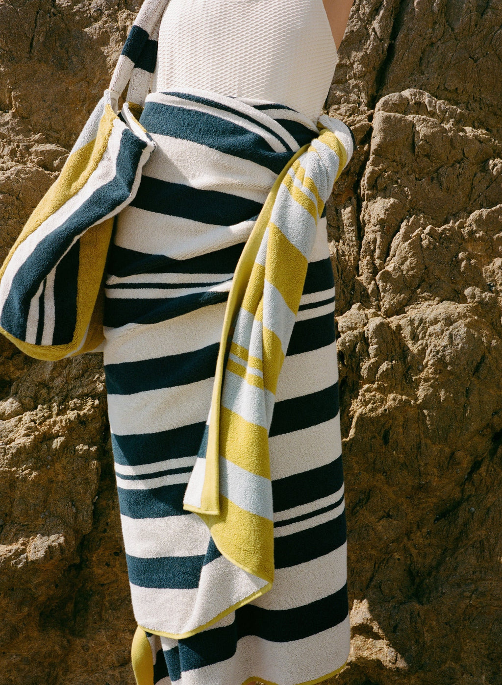 Casita Beach Towel - FINAL SALE (Citron and Sky) - Image 5