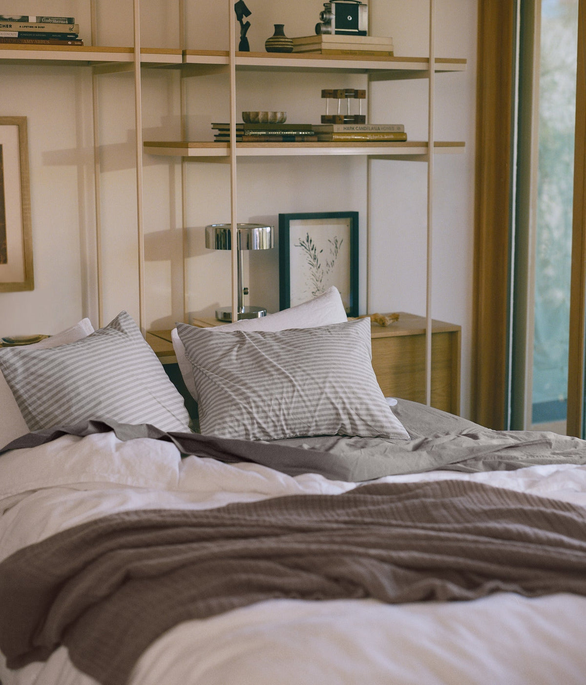 Percale Pillowcase Set (Pebble Stripe) - Image 4