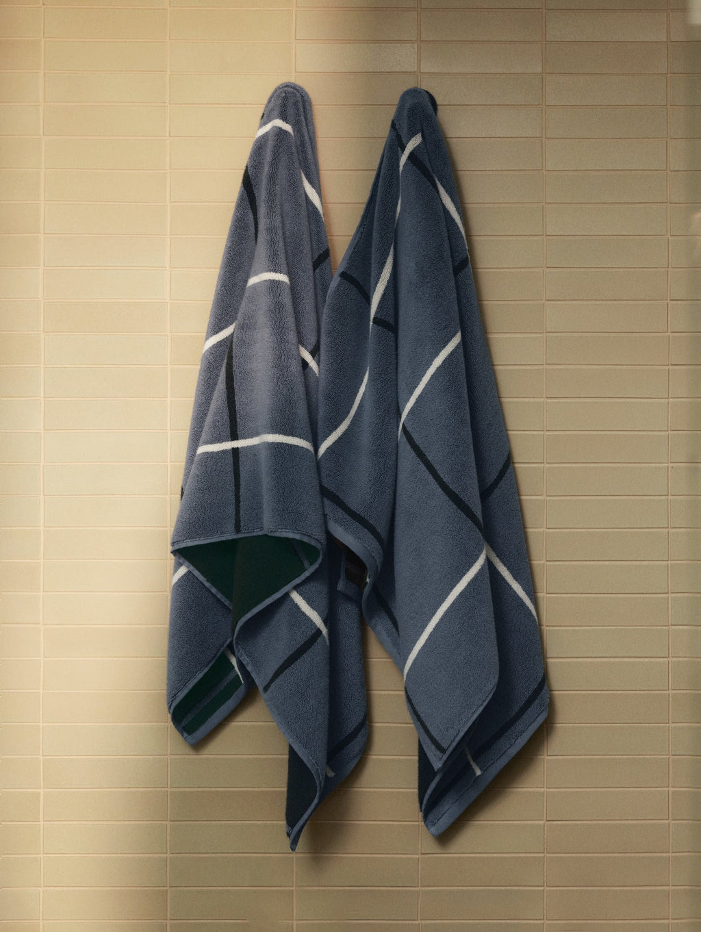 2+2 Organic Plush Bath Bundle - Dusk Windowpane - Image 5