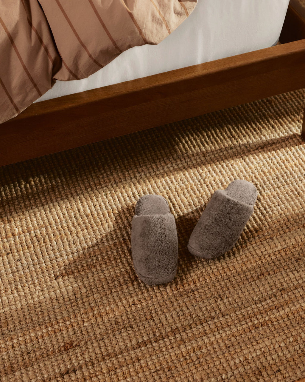 Classic Plush Slippers (Warm Grey) - Image 2