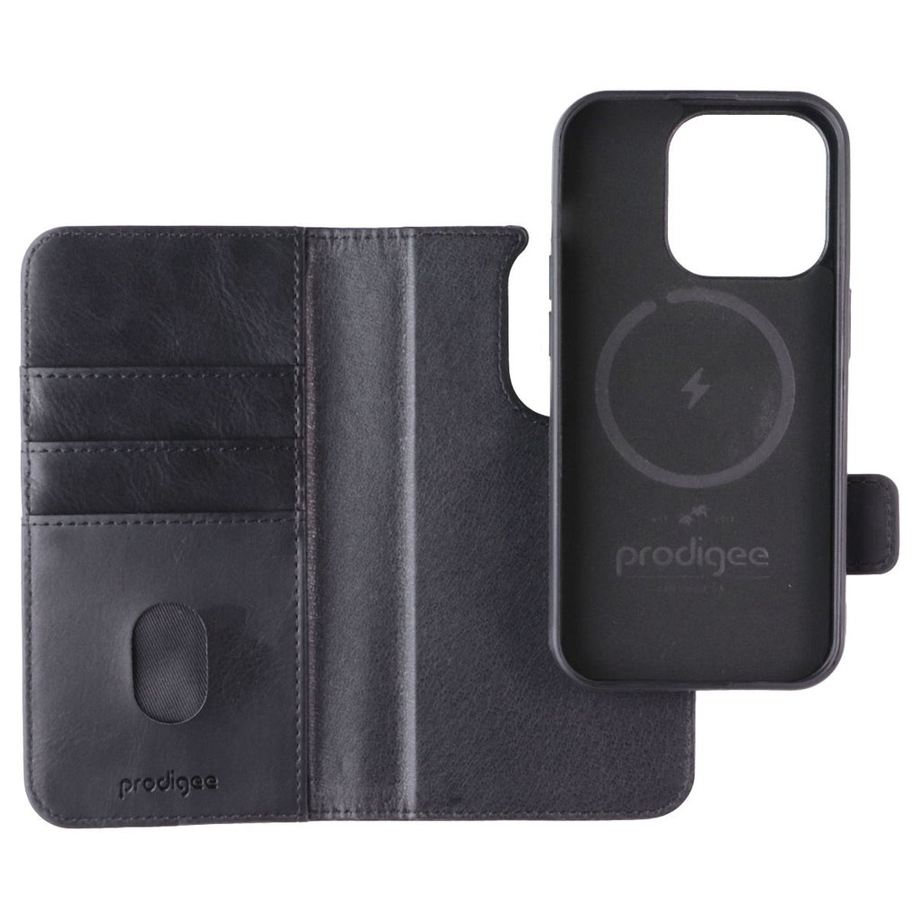 Prodigee Folio Mag Wallet MagSafe Case for Apple iPhone 15 Pro - Black - New - Image 3