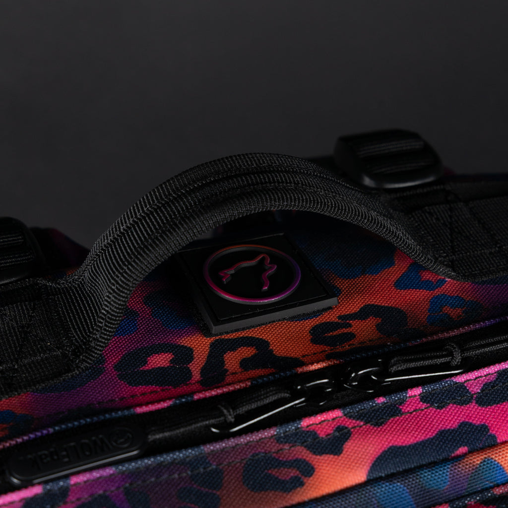 25L Backpack Neon Leopard - Image 14