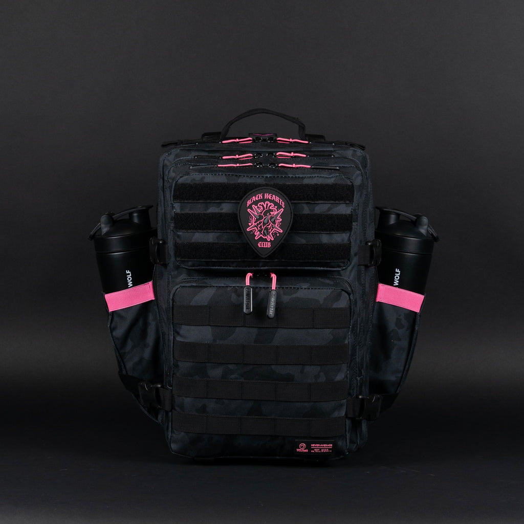 35L Backpack Black Hearts - Image 7