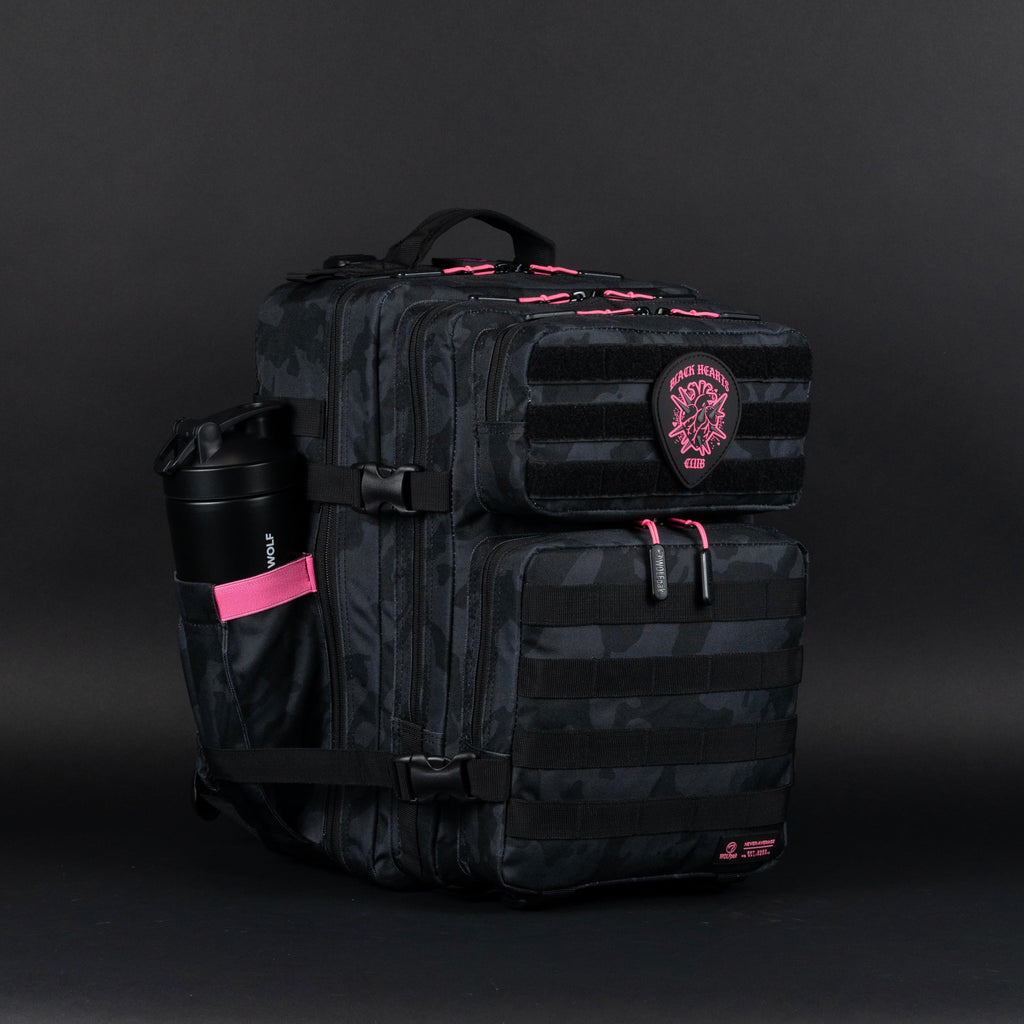 35L Backpack Black Hearts - Image 8