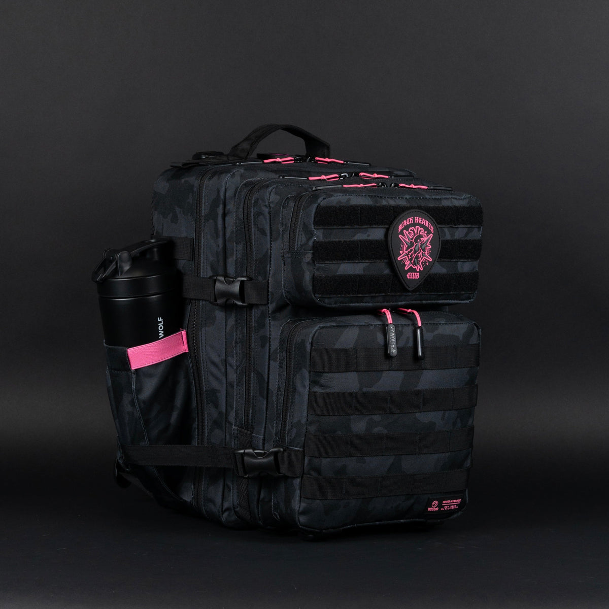 35L Backpack Black Hearts - Image 8