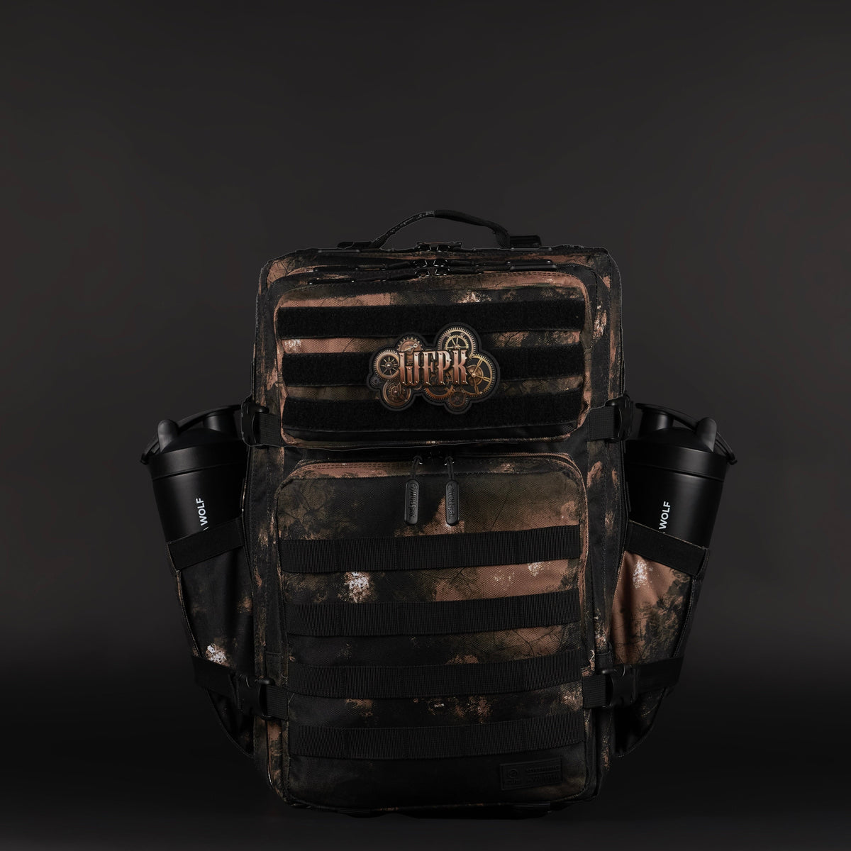 45L Backpack Black Steampunk - Image 4