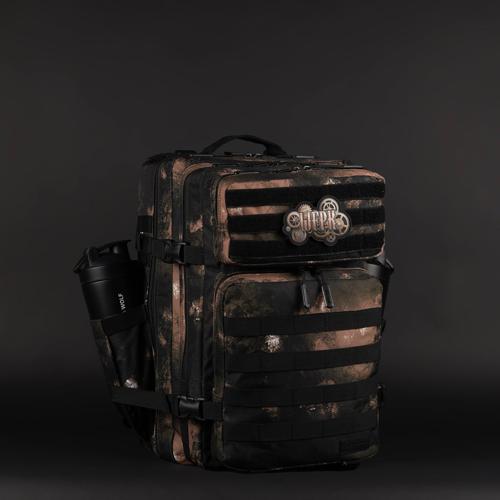 45L Backpack Black Steampunk - Image 5