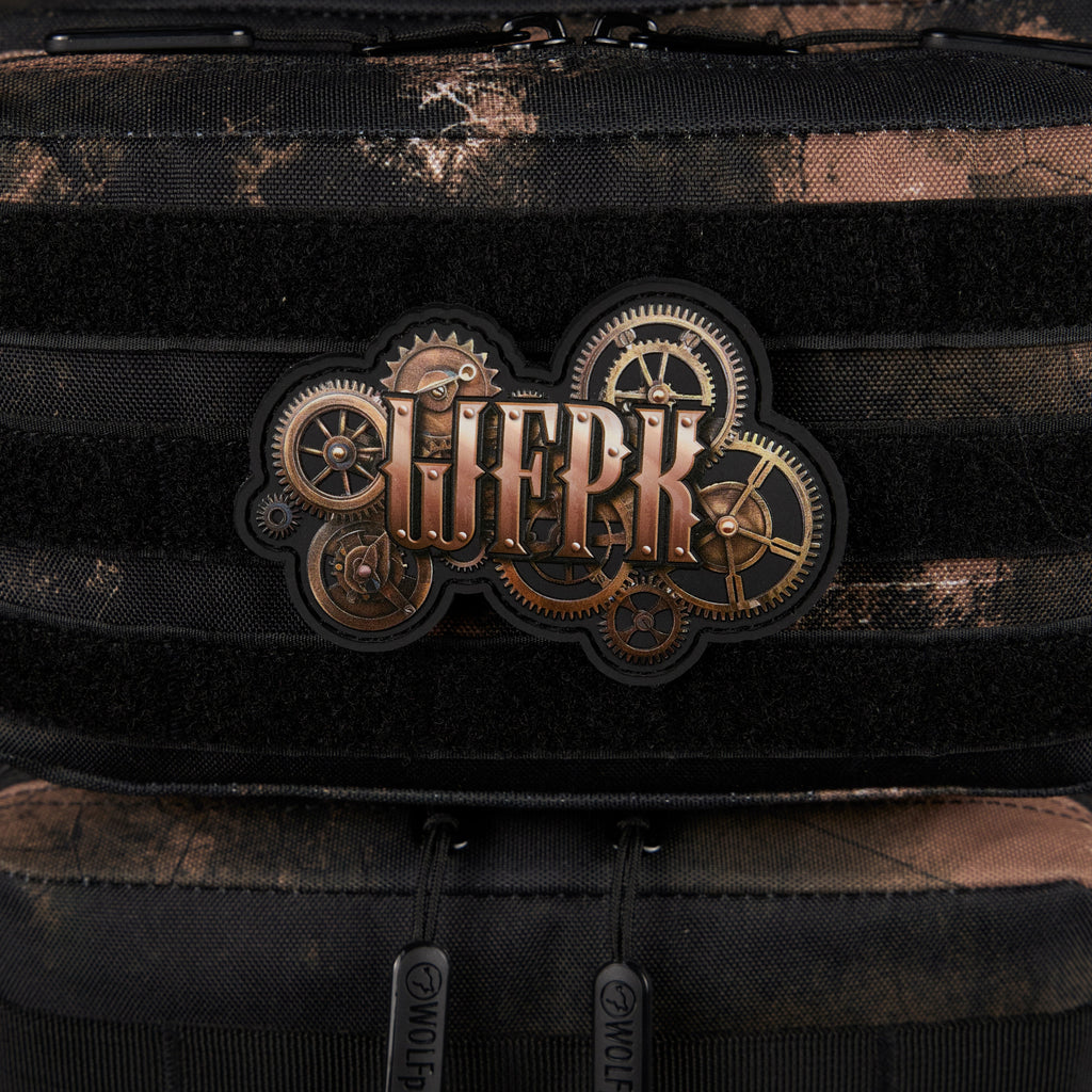 45L Backpack Black Steampunk - Image 10