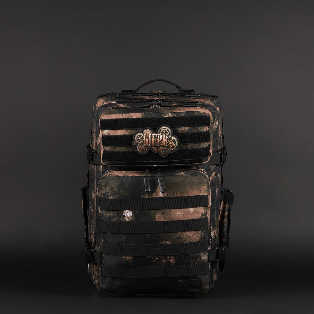 45L Backpack Black Steampunk - Image 8