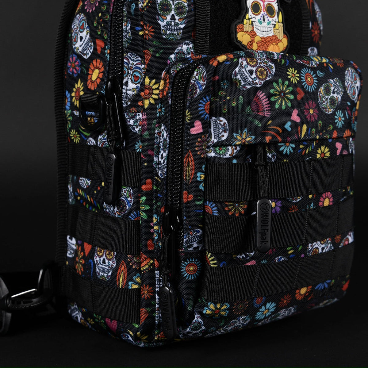 9L Tactical Sling Bag Day of the Dead - Image 7
