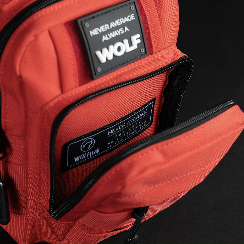 4L Mini Tactical Sling Bag Elite Red - Image 14